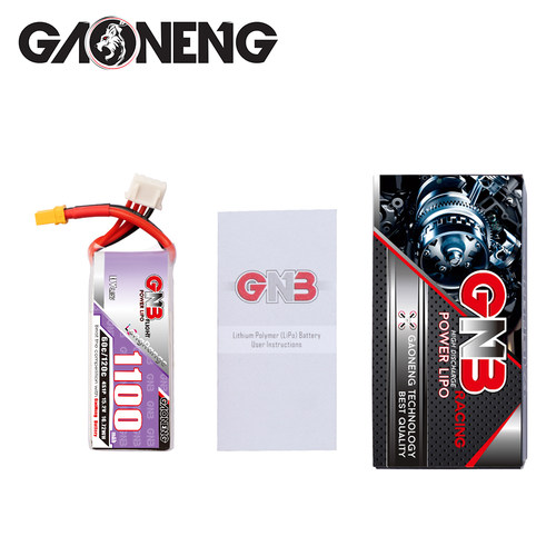 高能GNB 1100mAh 4S 15.2V 60C LiHV长航续LR穿越机航模锂电池 - 图2