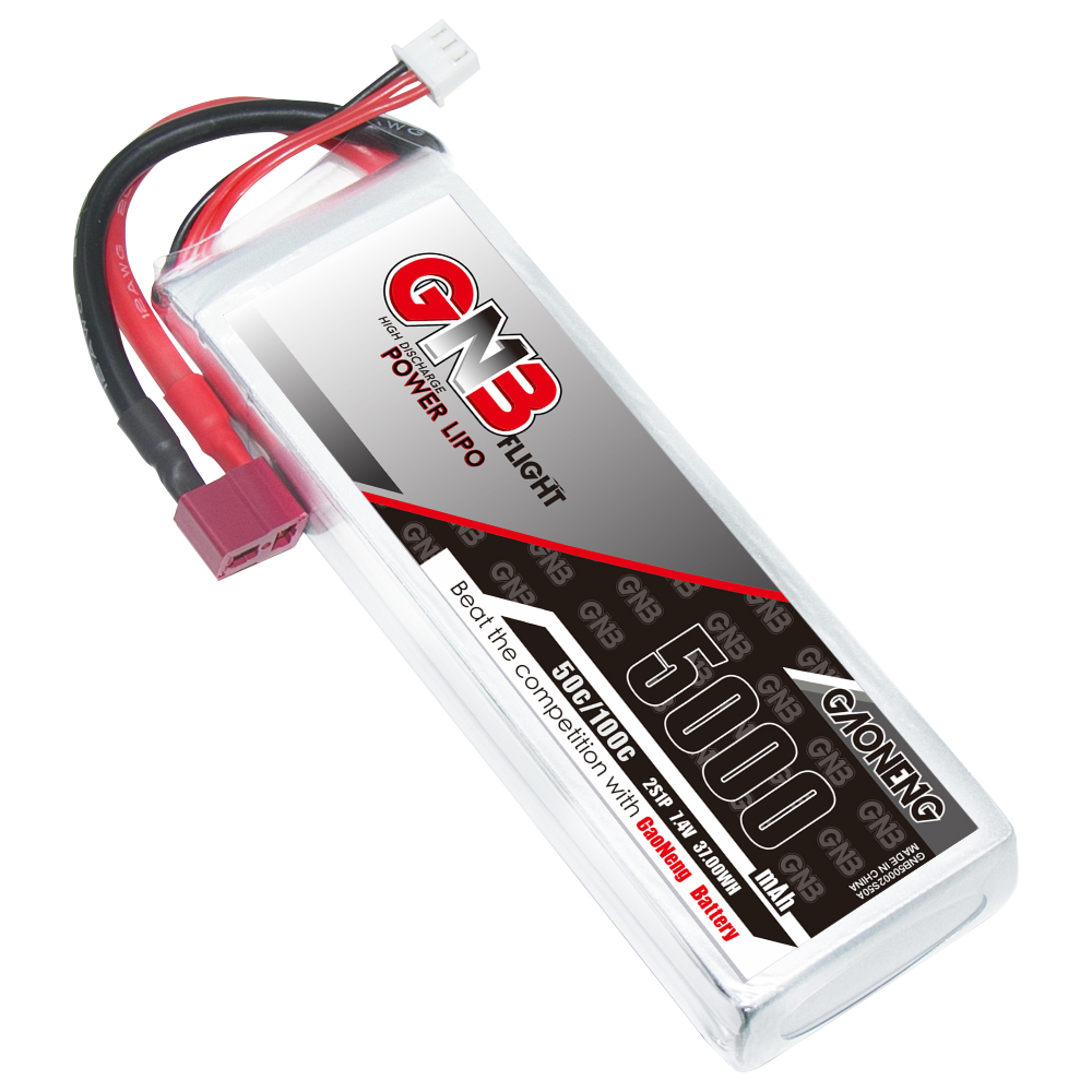 高能GNB 5000mAh 2S 7.4V 50C遥控车模船模动力锂电池RC航模LiPo - 图3