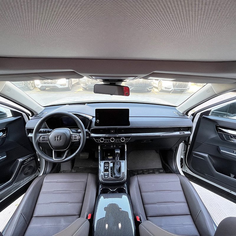 适用于本田23-26款CRV皓影中控排挡面板框内饰改装专用出风口装饰 - 图3