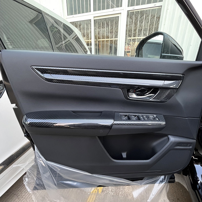 适用于本田23-26款CRV皓影中控排挡面板框内饰改装专用出风口装饰 - 图2