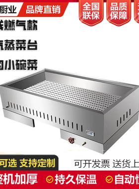 低浅型台式燃气加热加热包子熟食