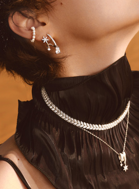 HEFANG何方珠宝雪环冰晶项链