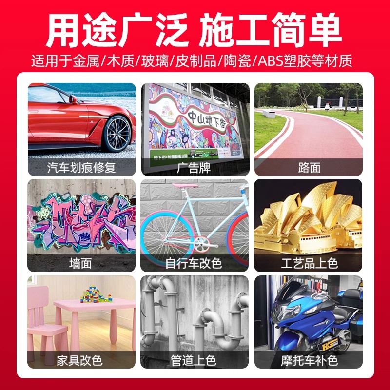 蓝色自喷漆铝合金货车摩托电动车外壳专用解放蓝手喷漆小瓶氟碳漆 - 图3