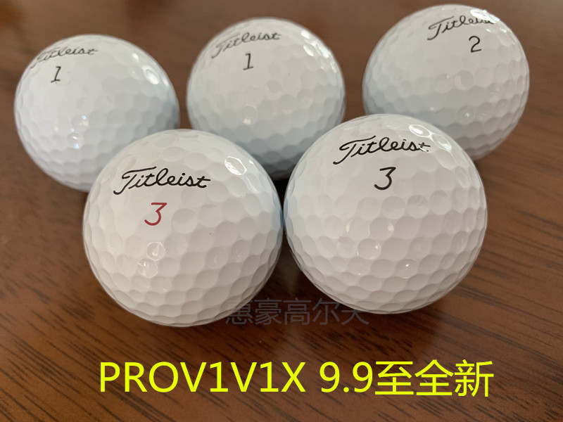 高尔夫球二手球Titleistprov1v1x三四层球下场练习球二手高尔夫球 - 图0