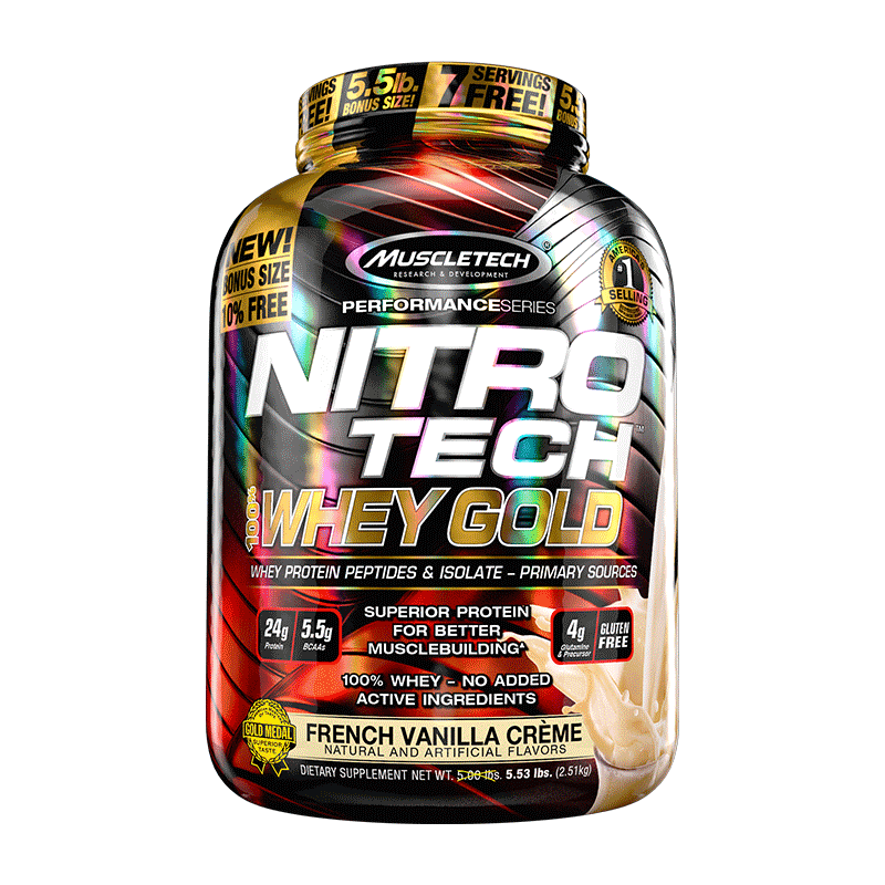 肌肉科技5.5磅纯乳清蛋白质粉分离 Muscletech海外乳清蛋白