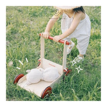MAO 1 ~ 2 ~ 3 ~ Learn to walk Denmark moover classic wooden children learn walking trolley with adjustable speed