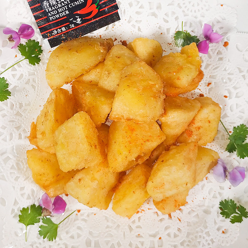 神合町锅巴土豆网红小吃冷冻半成品油炸薯小薯球土豆块1kg*10包