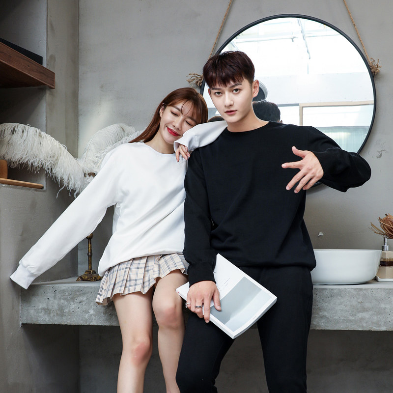 定制logo加绒圆领班服聚会男女卫衣 samack尚马克男装卫衣