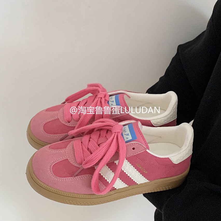 鲁鲁蛋 复古小众德训鞋女款2025夏季新款小白鞋百搭户外休闲板鞋,淘宝优惠券,粉丝福利购,淘宝优惠卷