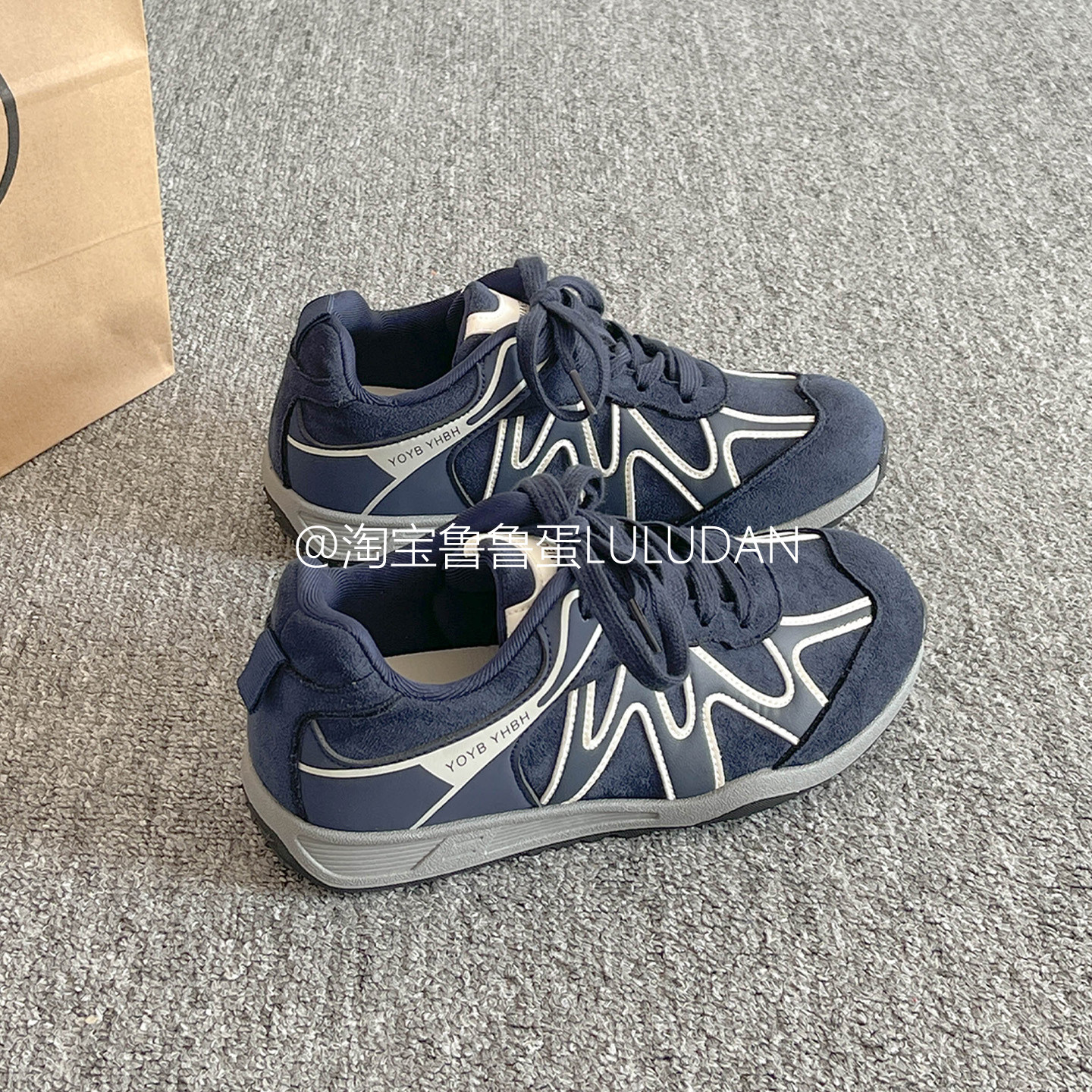 鲁鲁蛋复古小众不撞款加绒板鞋女款2025新款春秋冬厚底小白休闲潮,淘宝优惠券,粉丝福利购,淘宝优惠卷