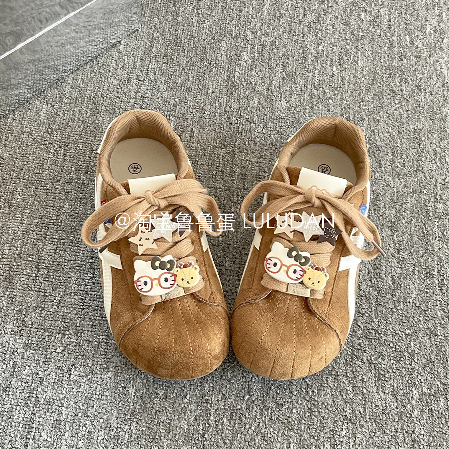 鲁鲁蛋秋季女鞋复古德训鞋子女2025新款爆款小众不撞款板鞋休闲鞋,淘宝优惠券,粉丝福利购,淘宝优惠卷