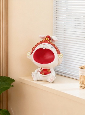 高级感小熊毛绒公仔手办摆件