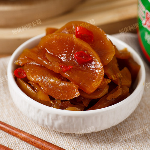 三厨爽脆菜脯450g瓶海南特产蒜萝卜胚酱菜泡菜腌制蔬菜 - 图1