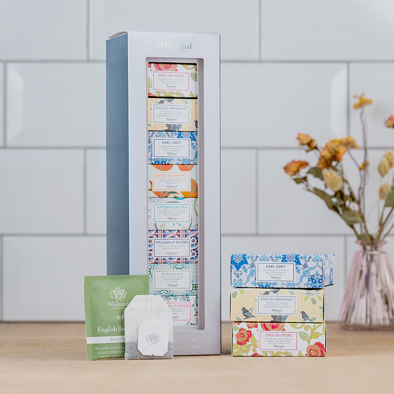 Whittard英国进口八种口味茶包礼盒英式红茶袋泡茶叶节日送礼,淘宝优惠券,粉丝福利购,淘宝优惠卷