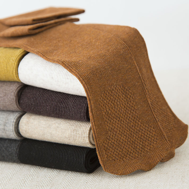 小腿袜女薄款潮ins韩版及膝袜高筒袜显瘦堆堆袜日系jk纯色棉春秋,淘宝优惠券,粉丝福利购,淘宝优惠卷