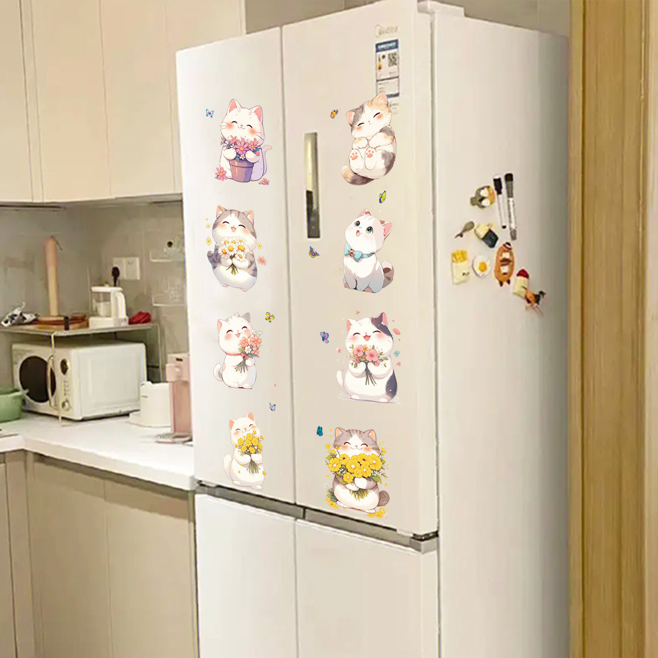 可爱卡通动物熊猫浴室随意贴马桶贴纸画厕所门瓷砖玻璃防水橱柜贴,淘宝优惠券,粉丝福利购,淘宝优惠卷