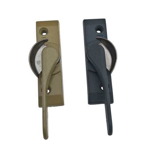 厂家直销龙山月牙锁铝合金塑钢门窗锁儿童安全锁不锈钢窗锁扣家用-图3