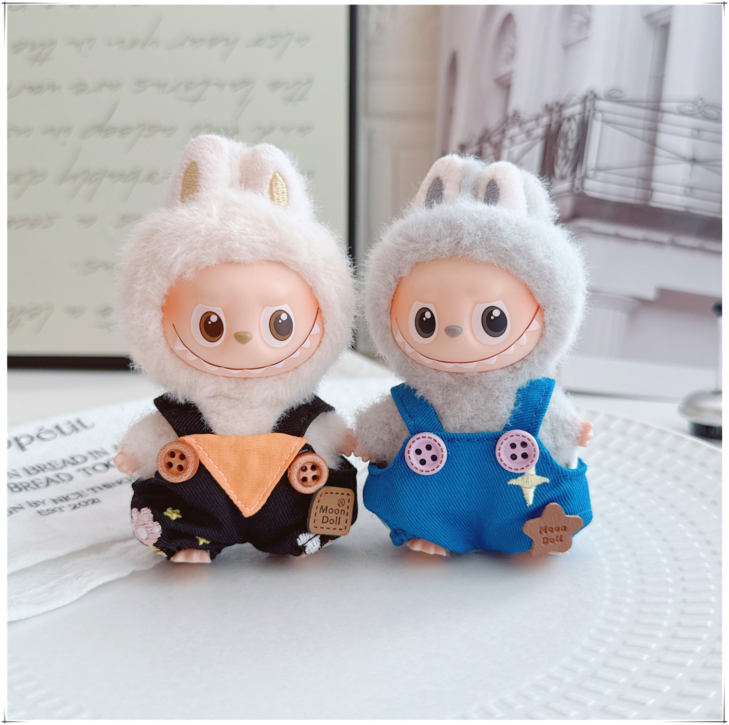 拉布布四代娃衣4.0娃衣mini衣服配饰大笨狗背带裤玩具娃娃替换换,淘宝优惠券,粉丝福利购,淘宝优惠卷