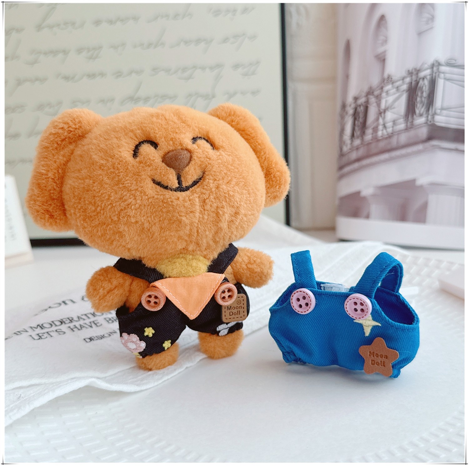 拉布布四代娃衣4.0娃衣mini衣服配饰大笨狗背带裤玩具娃娃替换换,淘宝优惠券,粉丝福利购,淘宝优惠卷