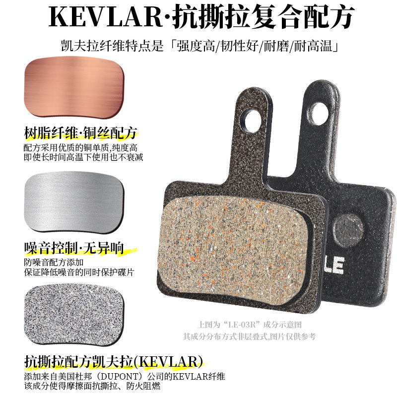 山地自行车碟刹来令片油刹刹车片BB5BB7适用于禧玛诺碟刹器配件 - 图1