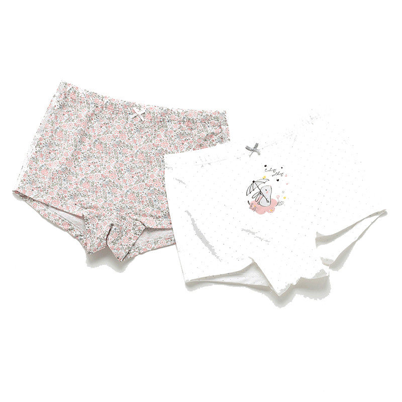 2025粒粒仔莫代尔儿童内裤纯棉女童小女孩卡通中大童平角可爱短裤,淘宝优惠券,粉丝福利购,淘宝优惠卷