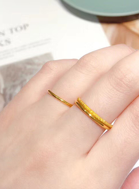 三生三世女款黄金戒指