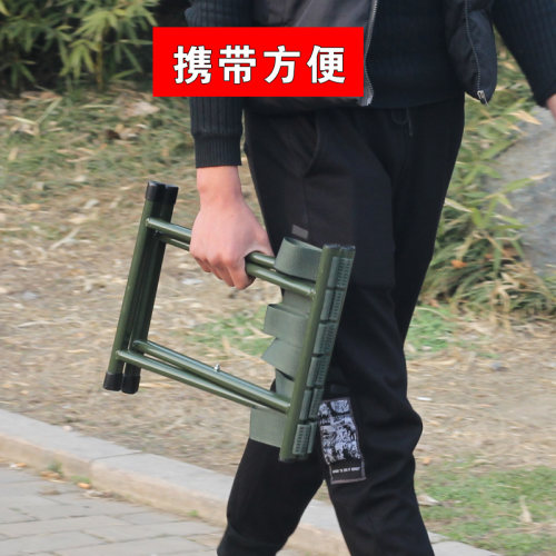 小板凳折叠便携学生考研背书小凳子军训马扎折叠板凳便携户外超轻 - 图1
