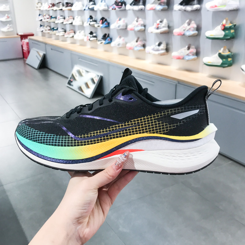 2024新品李宁赤兔7 PRO男子反光轻量高回弹竞速训练跑鞋ARPU001 - 图1