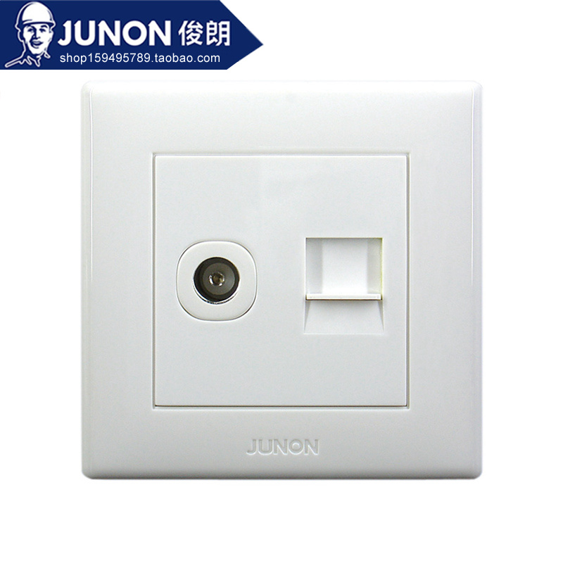 JUNON俊朗开关插座正品 JUNON旗舰专卖经典A系列五孔面板套餐86型 - 图2