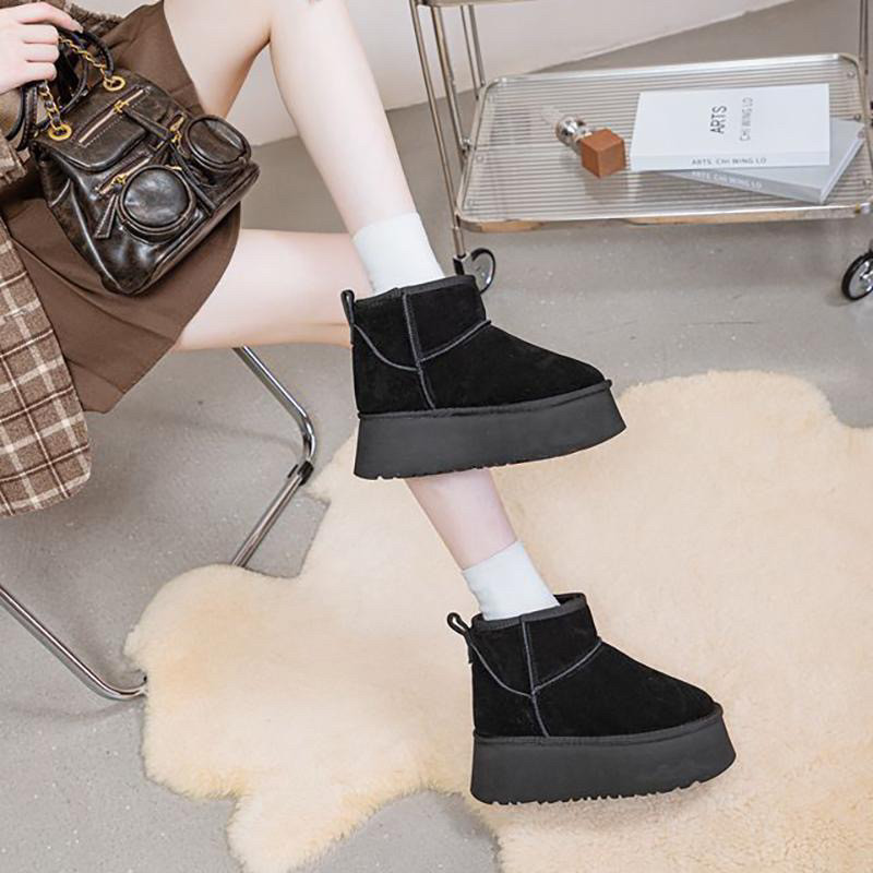 内增高12CM雪地靴女2025年冬季超高跟小个子真皮加绒加厚保暖棉鞋,淘宝优惠券,粉丝福利购,淘宝优惠卷