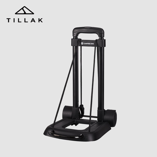 CAMPING DOG/TILLAK联名款行李车拉杆车折叠便携旅行手拉车轻便车 - 图0