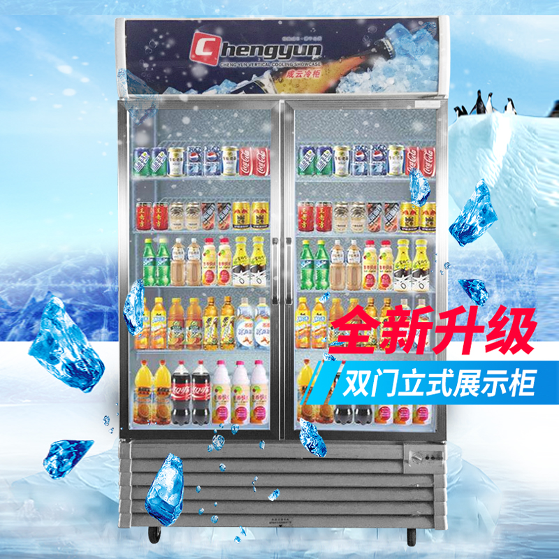 成云展示柜冷藏柜冰箱饮品熟食保鲜柜双门商用饮料柜立式 成云展示柜冷藏柜冰箱饮品熟食保鲜柜双门商用饮料柜立式