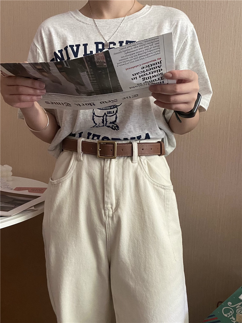 onetk新款方扣皮带软皮港风休闲锁边超好搭金属扣真皮腰带棕色宽,淘宝优惠券,粉丝福利购,淘宝优惠卷