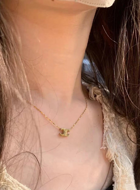 凯旋门轻奢小众设计锁骨链