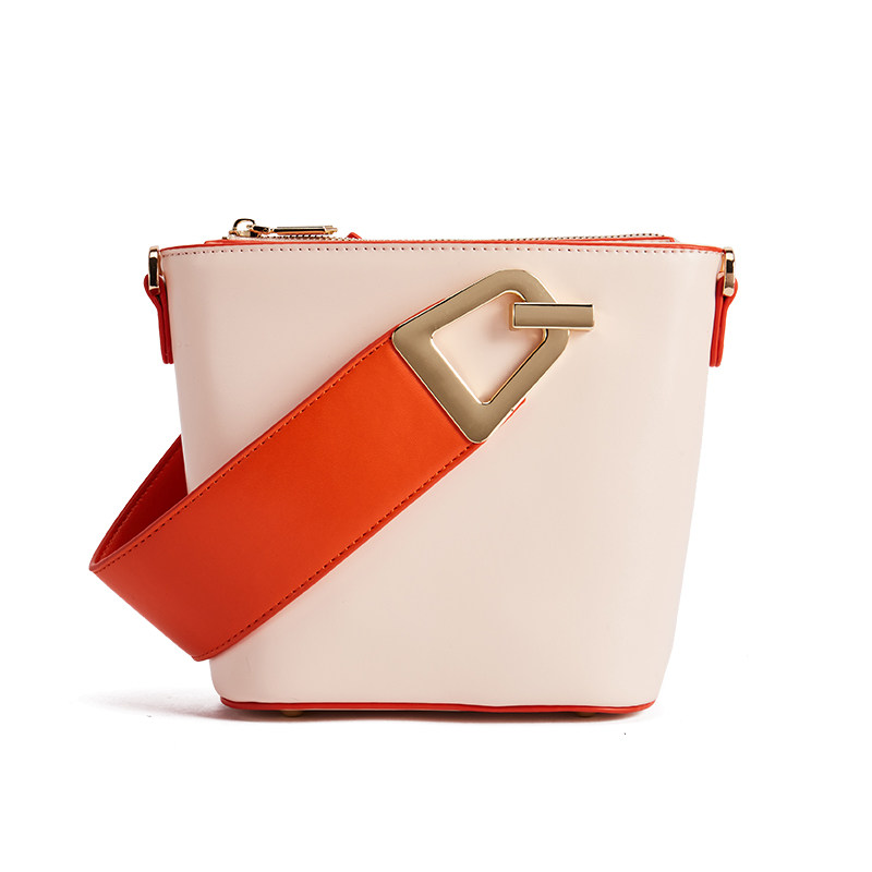 上新2020新款简约网红百搭小水桶包 aji箱包女士包袋