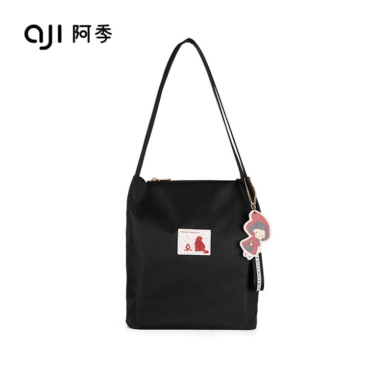 2020新款帆布包斜挎日系上班单肩包 aji箱包女士包袋
