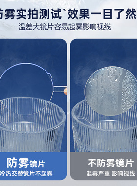 骑车防雾老花眼镜防风沙飞沫飞虫