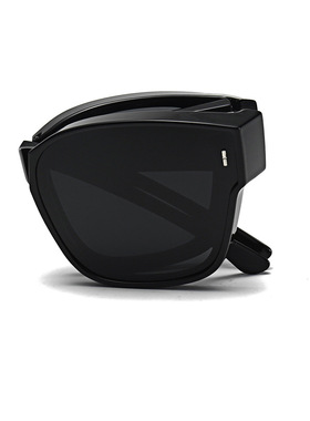 折叠墨镜可套近视镜偏光开车专用男士女大框夹片方圆脸套镜驾驶镜