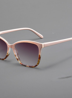 老花镜猫眼墨镜女洋气女款高清时尚年轻款花镜超轻老视镜老花眼镜