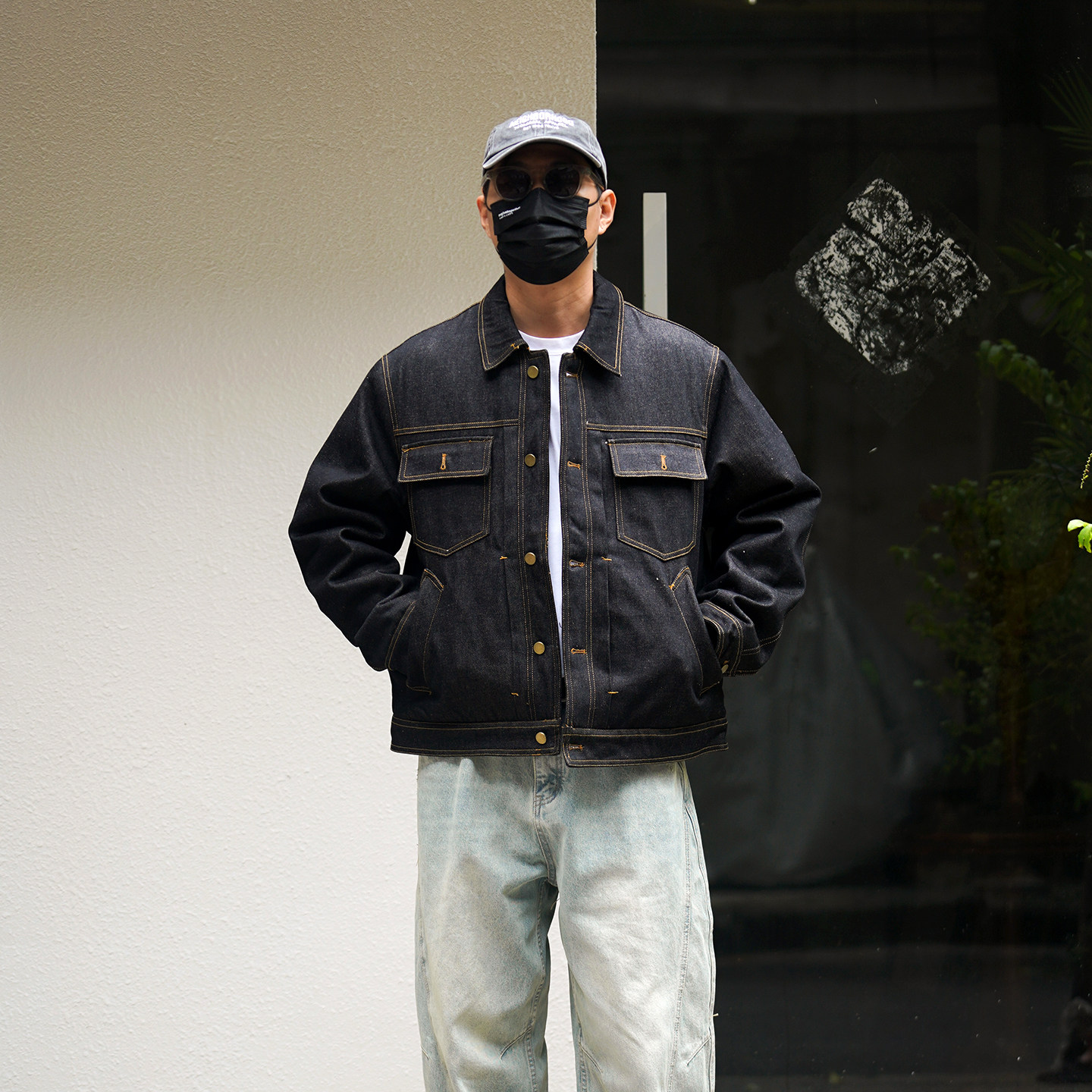 PROPCELL冬季日系复古丹宁原牛加厚夹棉工装牛仔外套潮流休闲棉服,淘宝优惠券,粉丝福利购,淘宝优惠卷