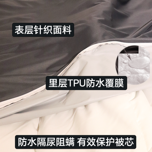 防水隔脏被套单件猫隔尿被罩老人棉被褥内胆套被芯絮垫被子保护套 - 图0