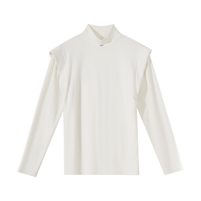 Hualun秋冬男士长袖t恤时尚内搭上衣男宽松半高领保暖德绒打底衫,淘宝优惠券,粉丝福利购,淘宝优惠卷