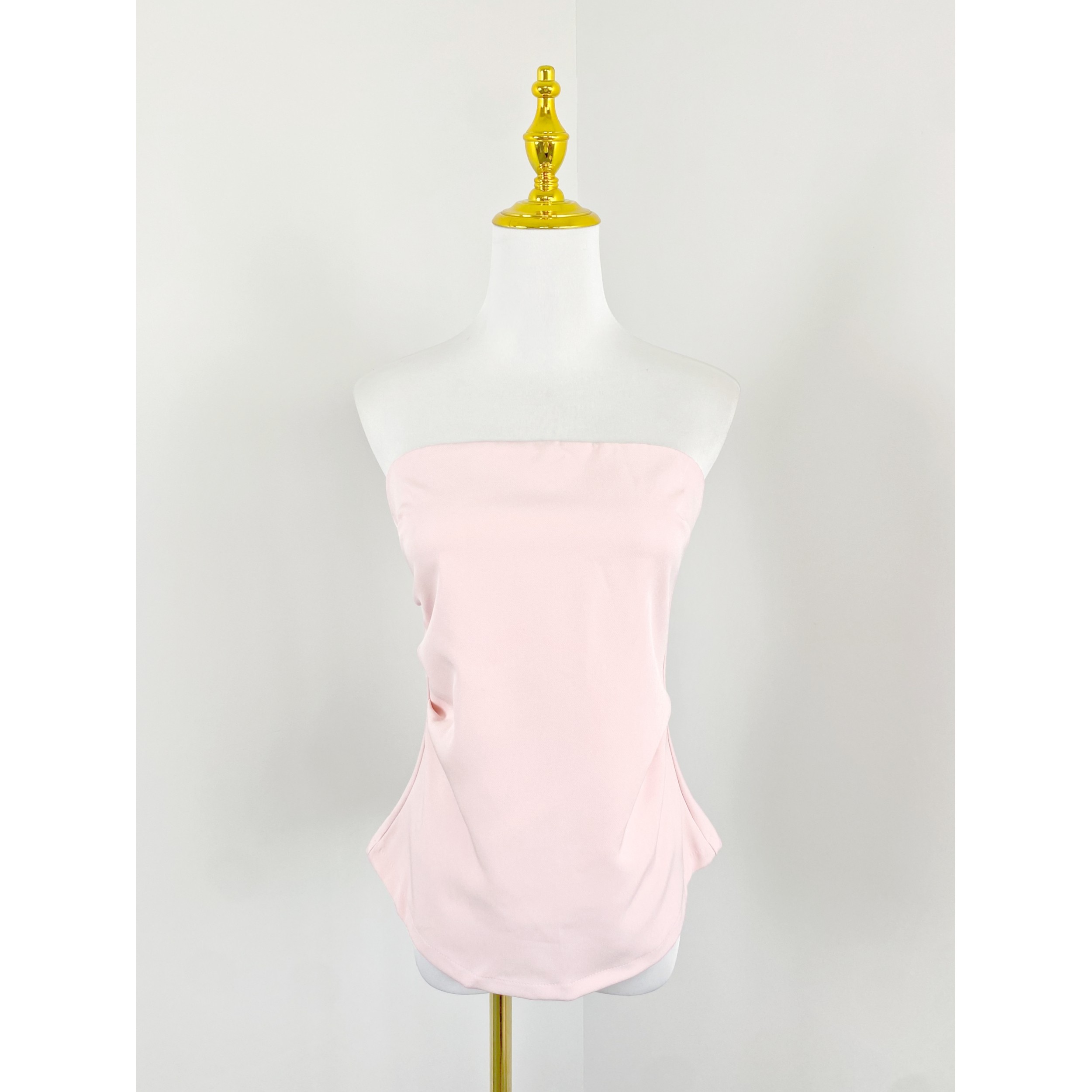 J2080欧美风性感纯欲露肩上衣褶皱设计修身辣妹装纯色舒适抹胸,淘宝优惠券,粉丝福利购,淘宝优惠卷