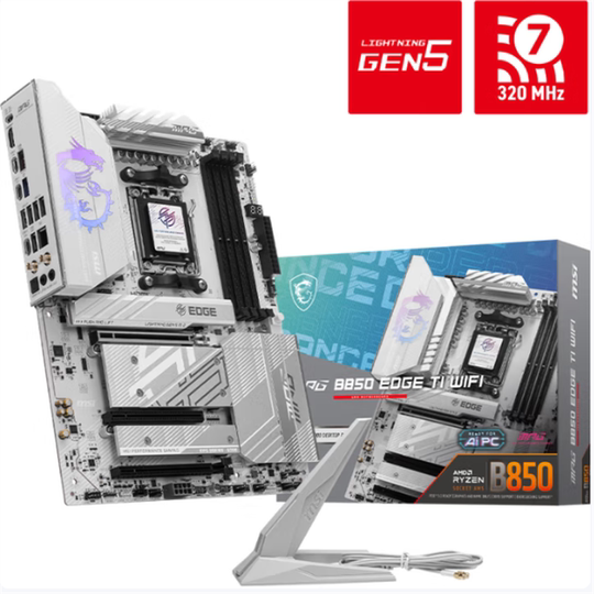 MSI B850 Tomahawk Rakete/Blade Titanium/Mörtel Motherboard unterstützt AMD 9700X/9800X3D