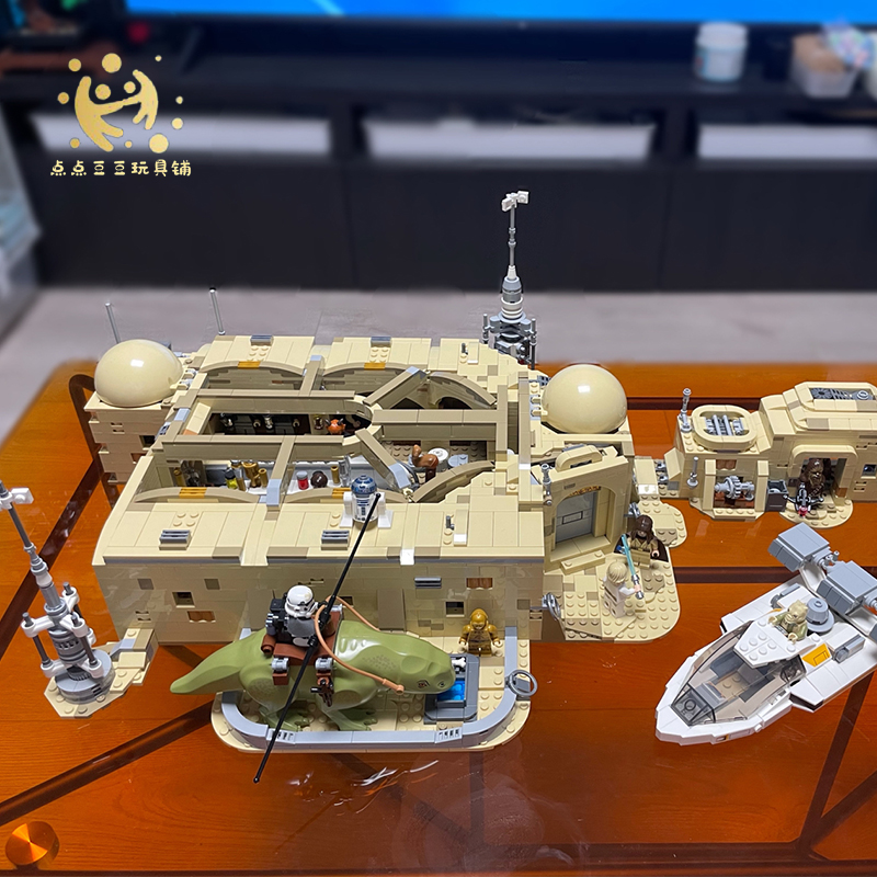 LEGO乐高积木75290星球大战莫斯艾斯利小酒馆酒吧成人拼插积木 - 图0