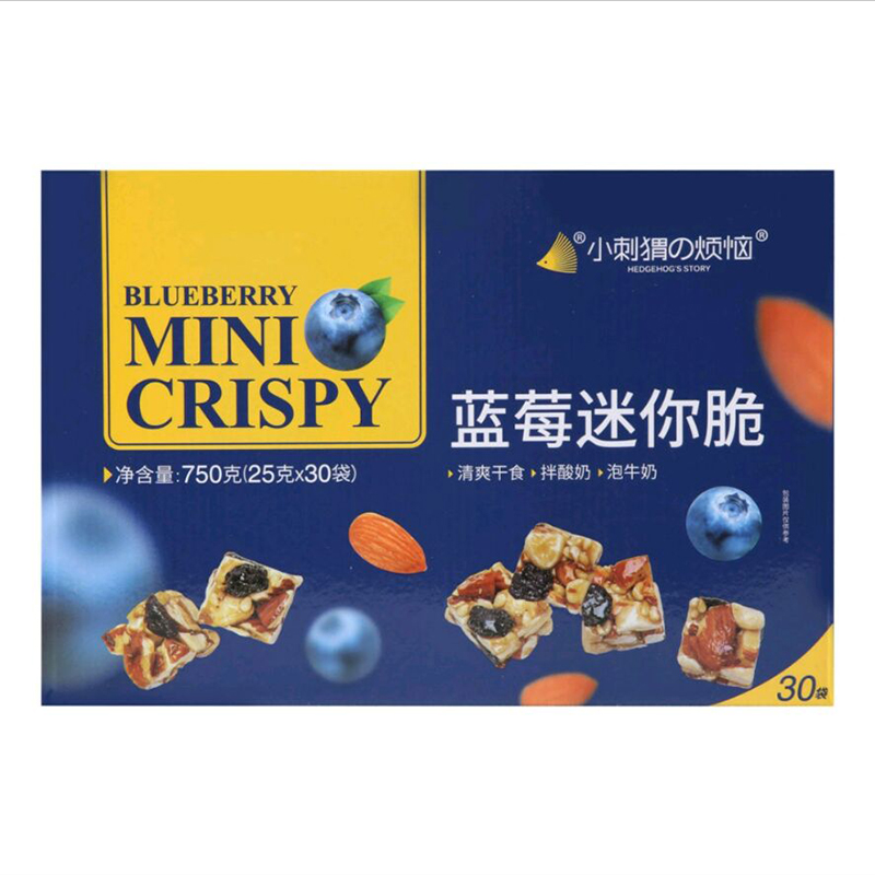 Story s Hedgehog 烦恼 小刺猬 750g 蓝莓迷你脆 山姆会员店 Story s Hedgehog 烦恼 小刺猬 750g 蓝莓迷你脆 山姆会员店
