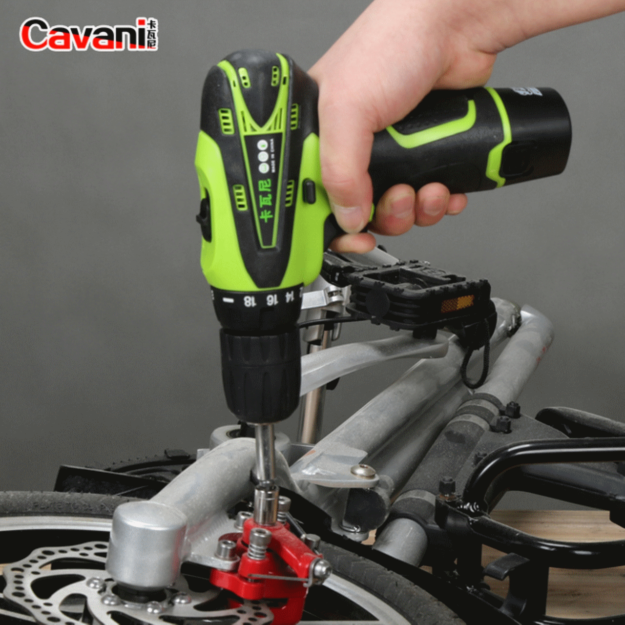 12v锂电钻充电钻手枪电钻多功能家用电动螺丝刀电起子卡瓦尼工具