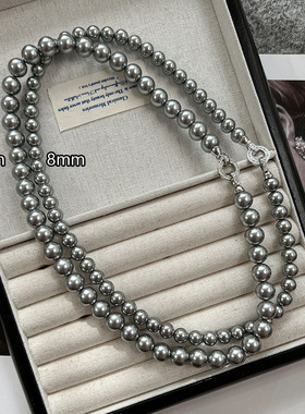 强光施家珍珠项链女款轻奢新款颈链