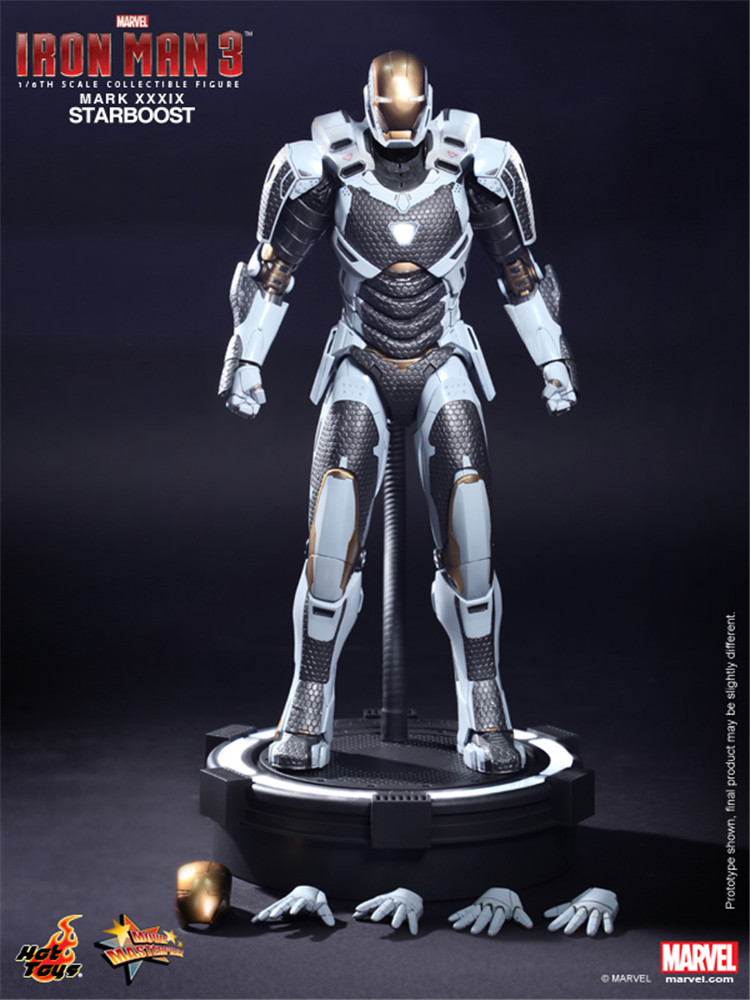 HOTTOYS HT MMS214 1/6 钢铁侠 MK39 双子座 托尼 可动人偶兵人 - 图2