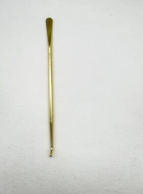 黄铜耳穴刮板探穴点按摩刮痧板推刮棒工具探棒穴位经络点穴笔